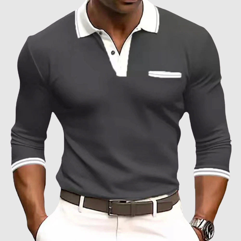 Alva™ - Skjorte med elegante kontrastdetaljer