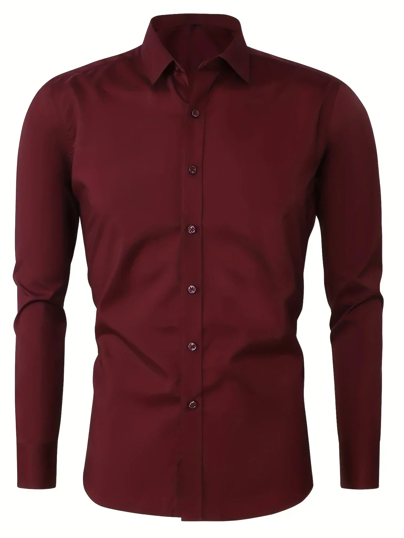 Alva™ | Elegant langærmet skjorte med knapper