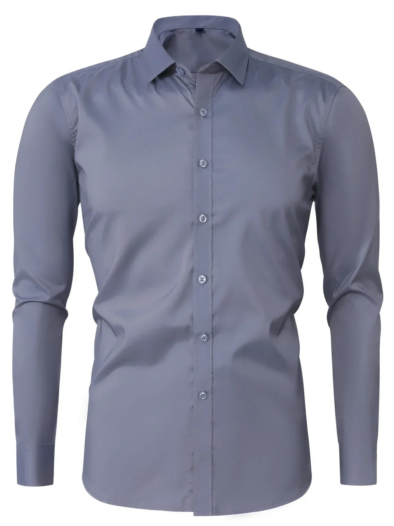Alva™ | Elegant langærmet skjorte med knapper