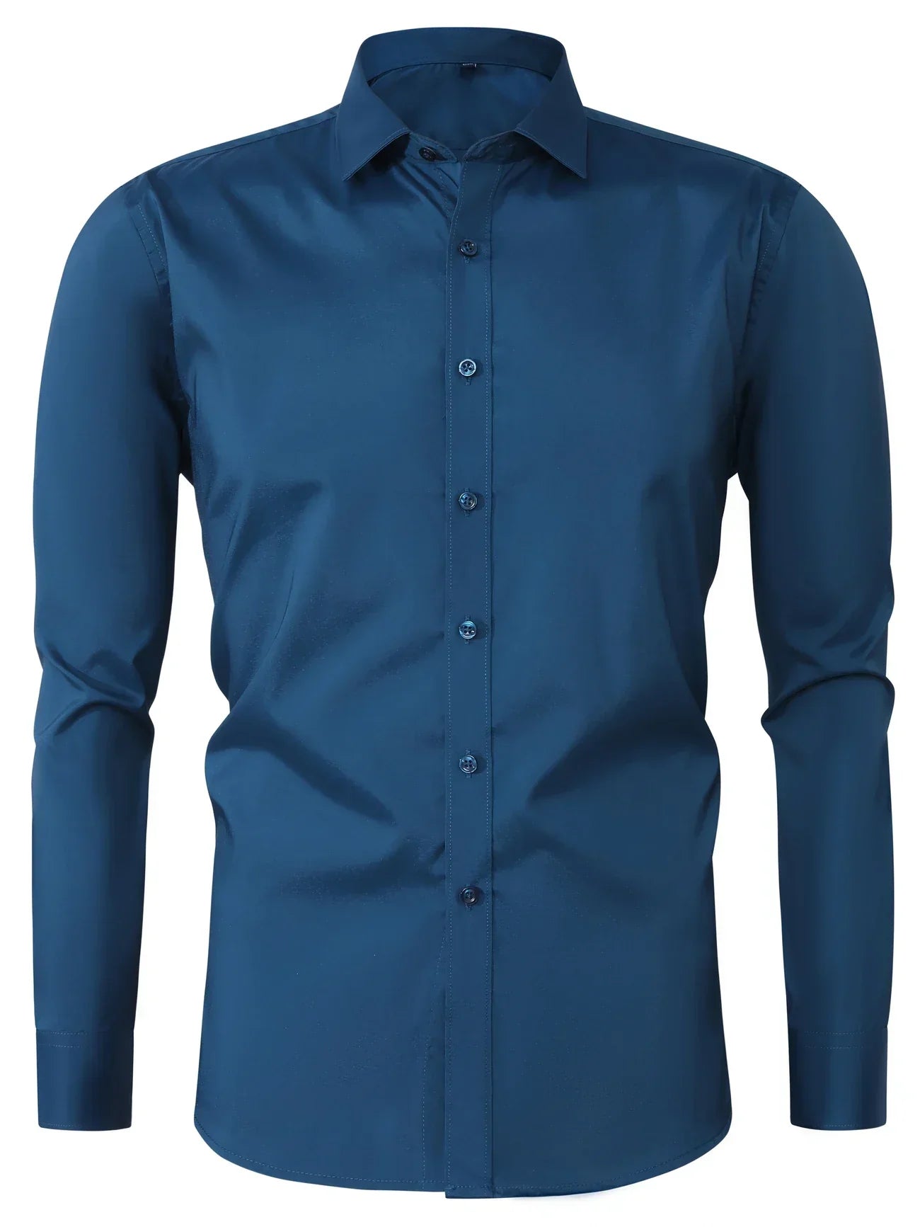 Alva™ | Elegant langærmet skjorte med knapper