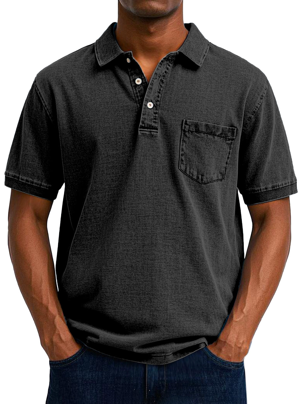 Alva™ - Vintage Casual Polo Shirt til Mænd