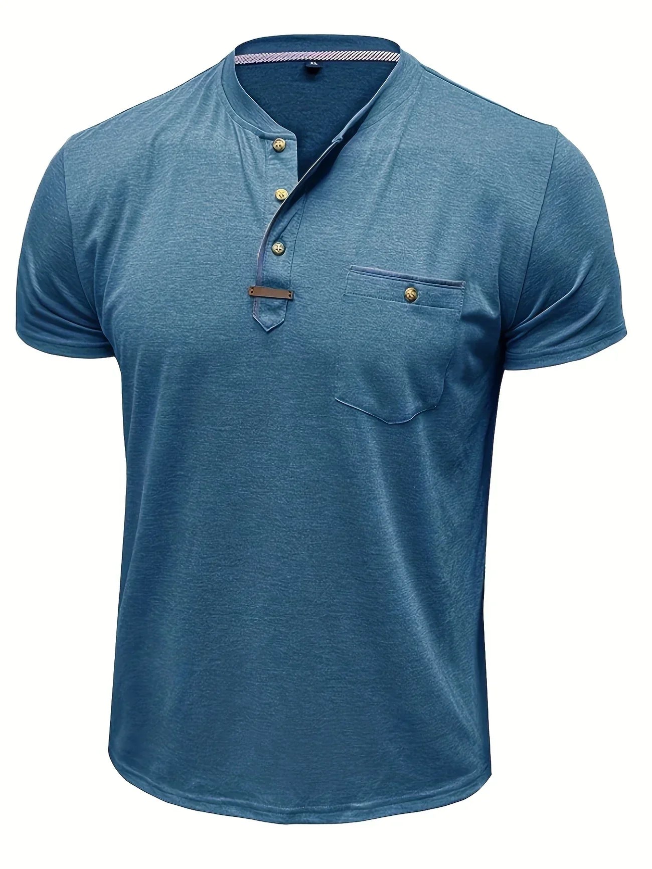 Alva™ | Elegant T-shirt med rund hals og lomme