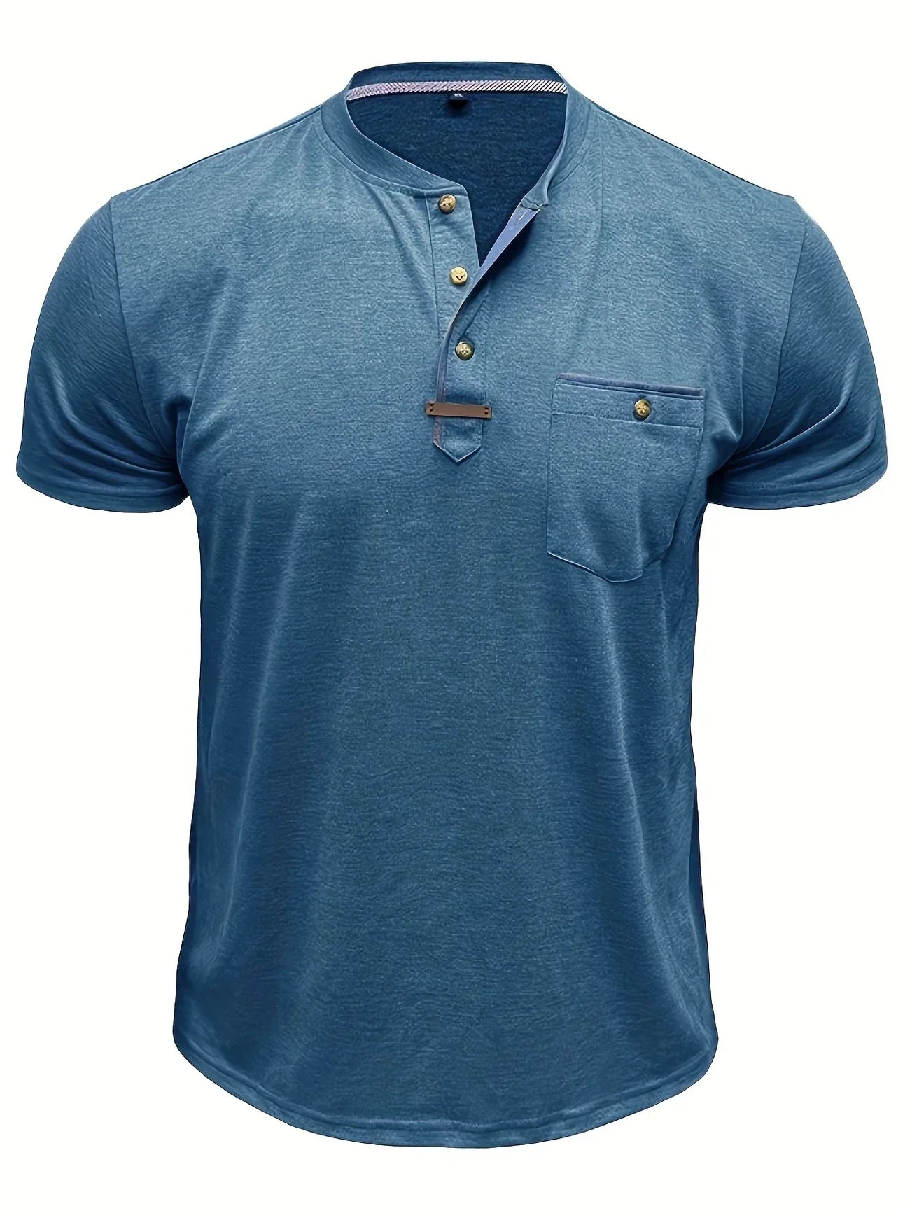 Alva™ | Elegant T-shirt med rund hals og lomme