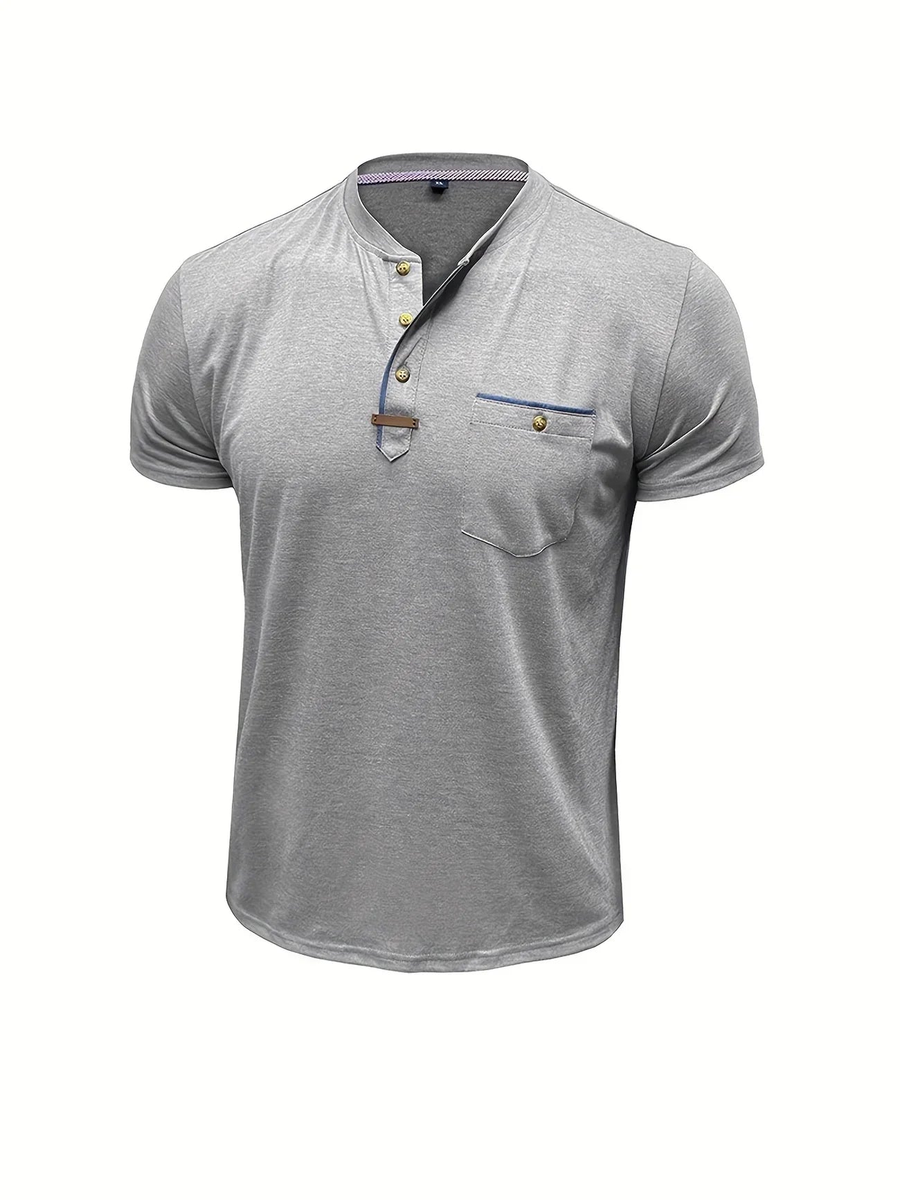 Alva™ | Elegant T-shirt med rund hals og lomme