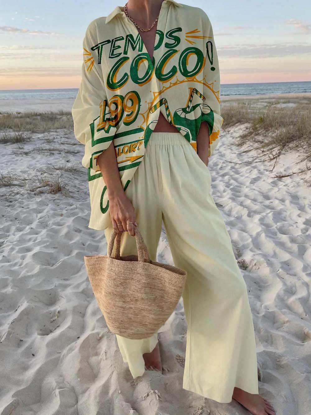 Come Coco | Komplettrykt Resort To Delt