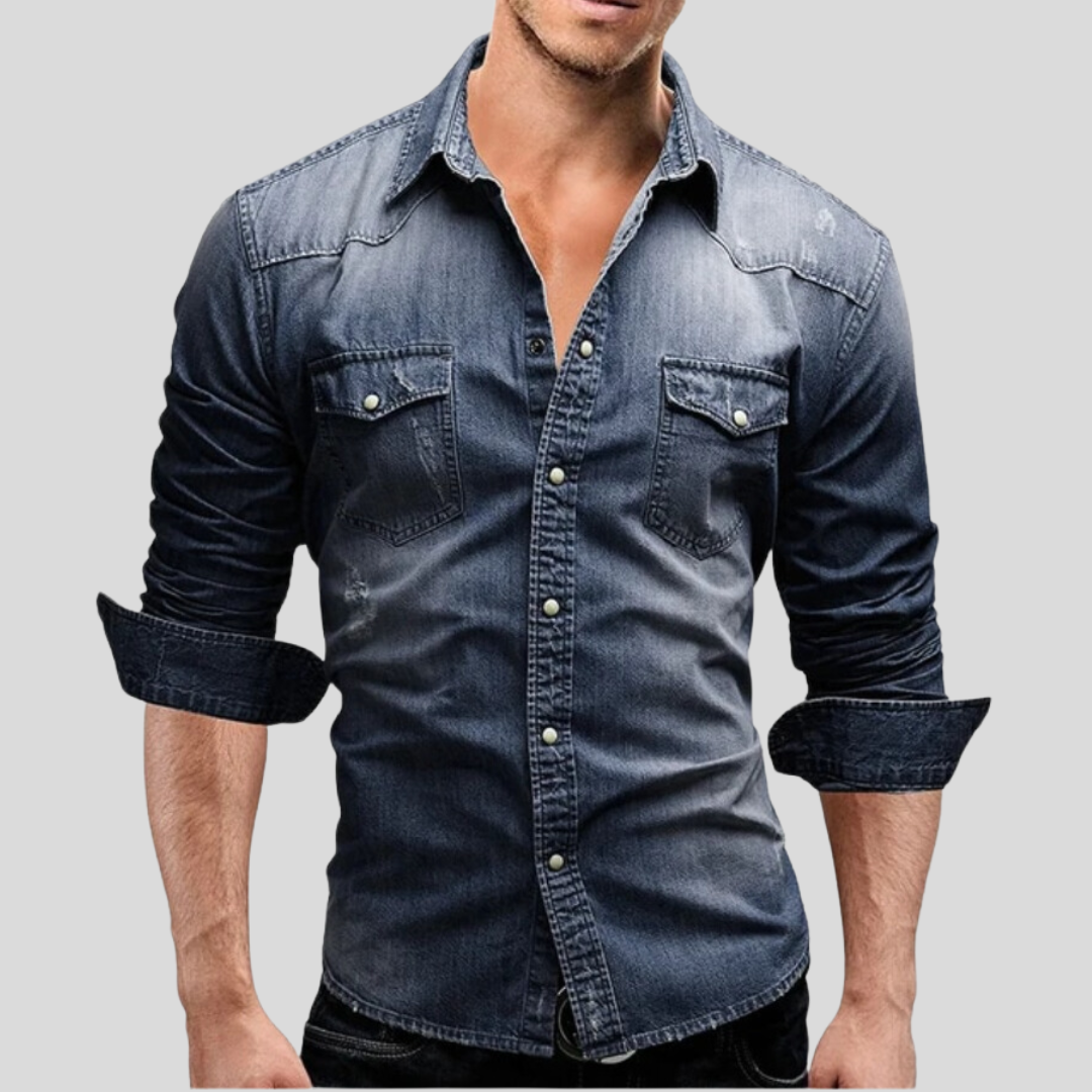 Alva™ - Moderne denimskjorte