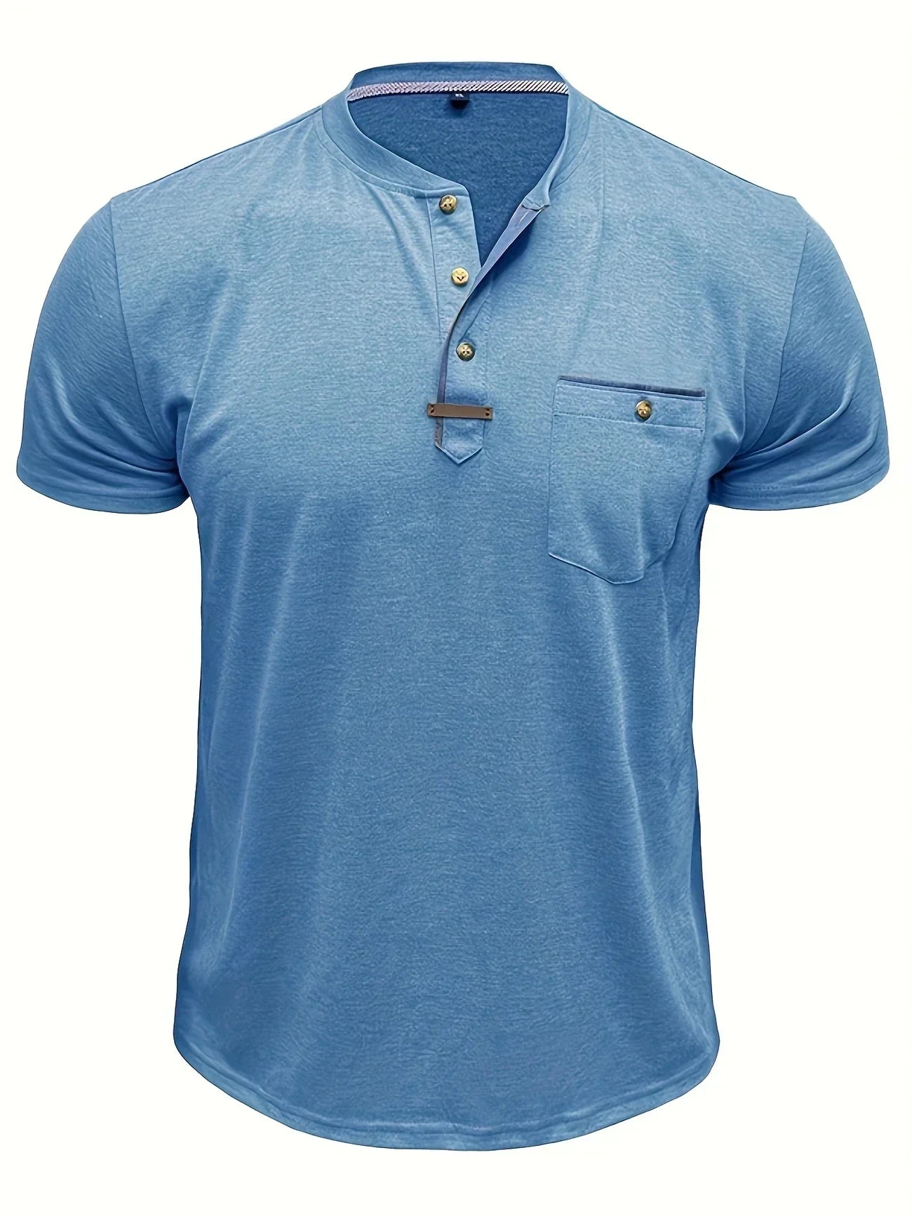Alva™ | Elegant T-shirt med rund hals og lomme
