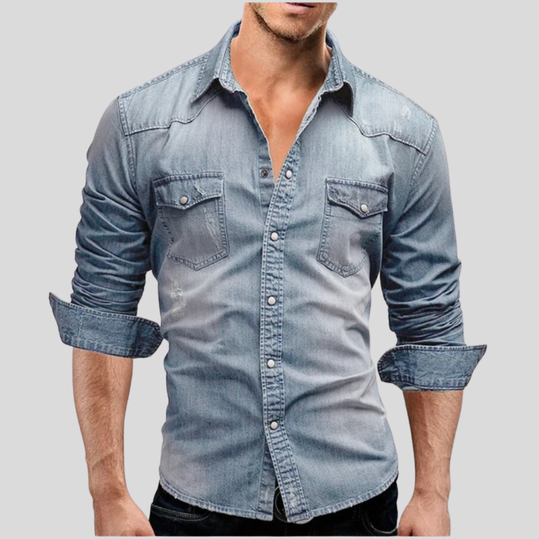 Alva™ - Moderne denimskjorte
