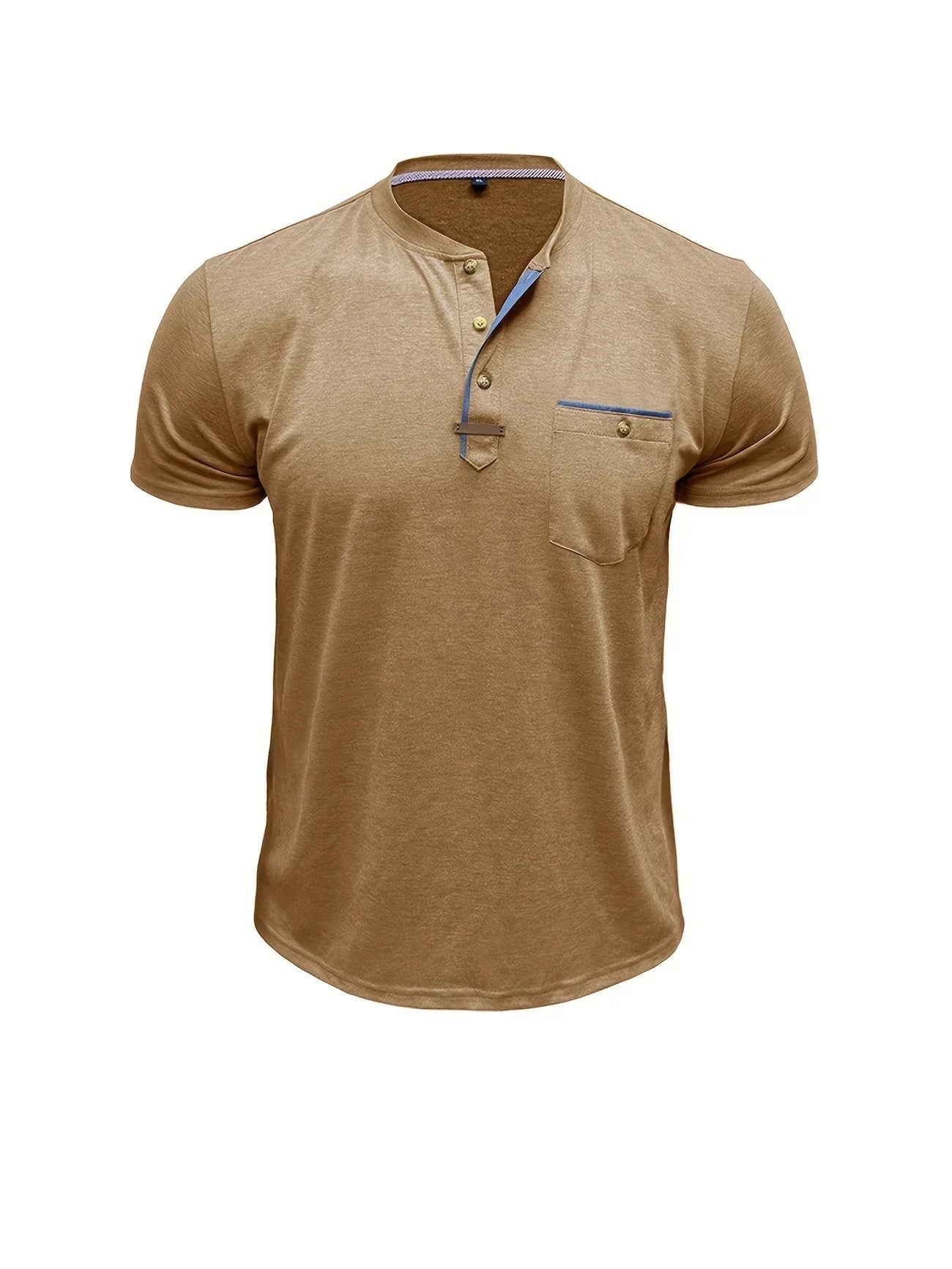 Alva™ | Elegant T-shirt med rund hals og lomme