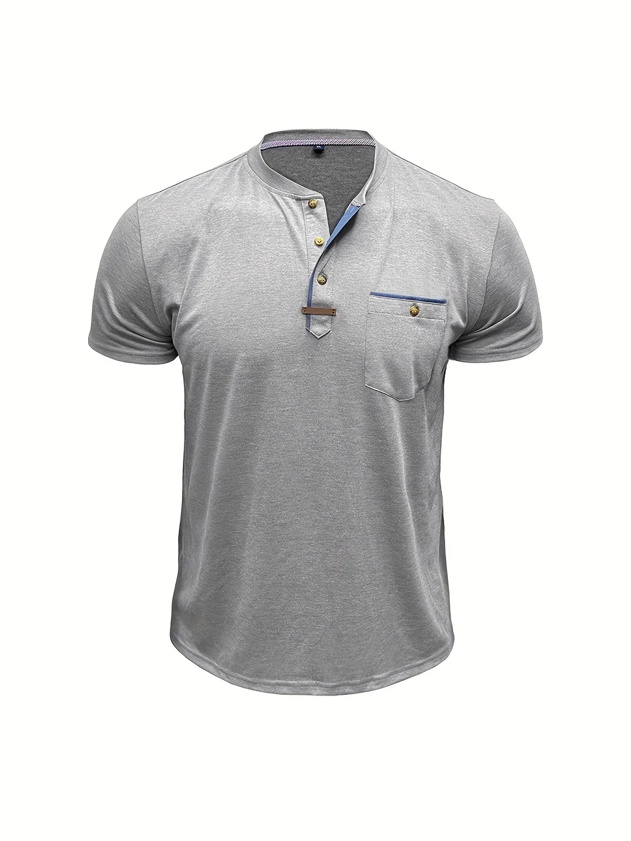 Alva™ | Elegant T-shirt med rund hals og lomme