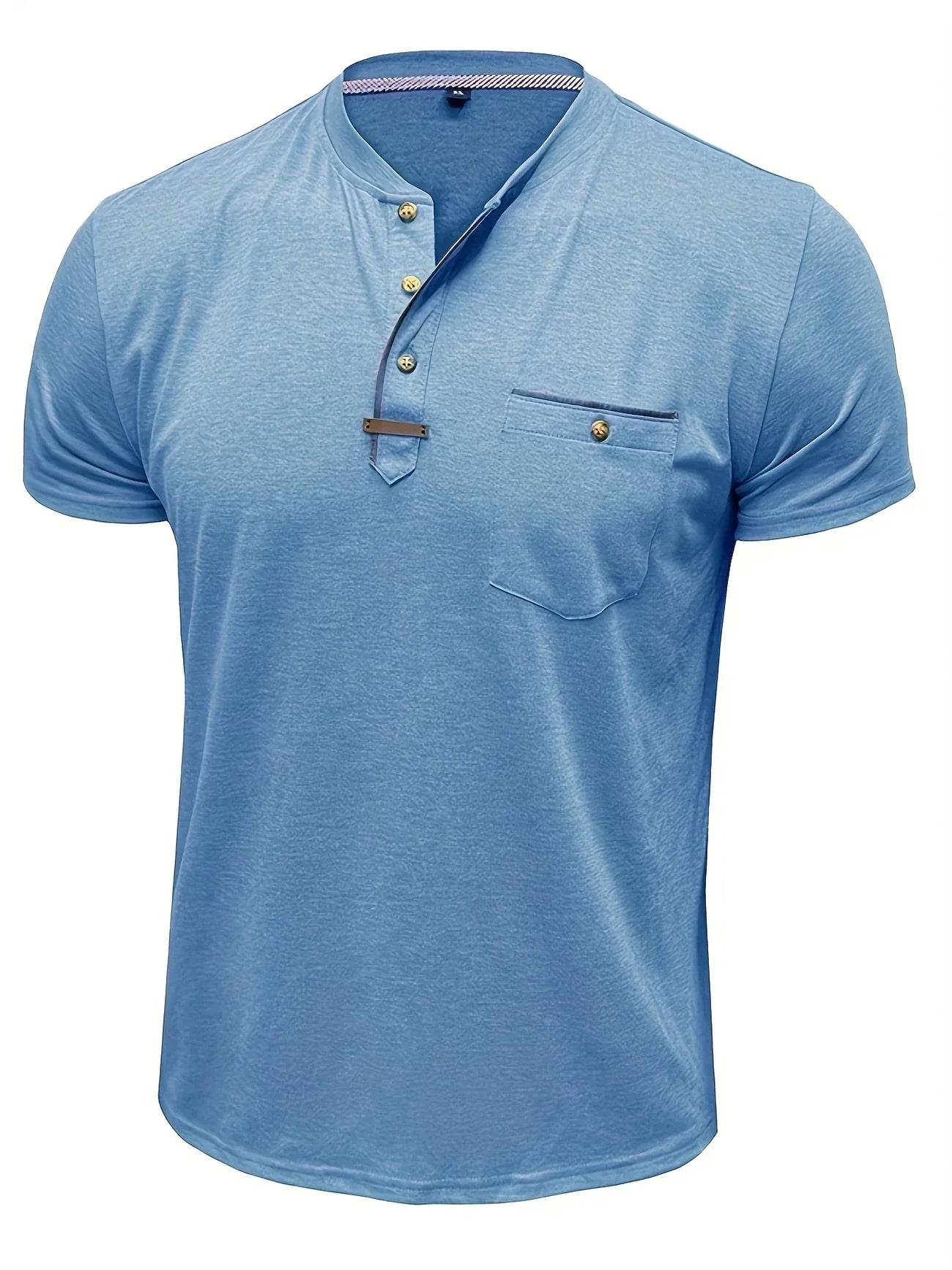 Alva™ | Elegant T-shirt med rund hals og lomme