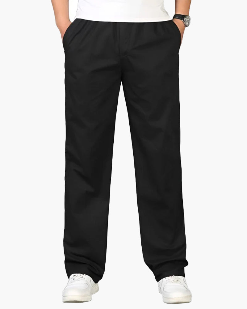 100% COTTON PANTS Zwart / S