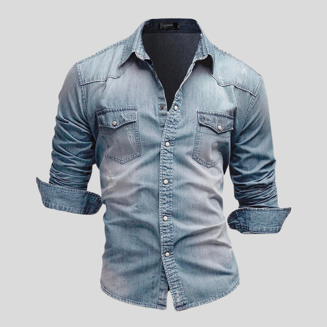 Alva™ - Moderne denimskjorte