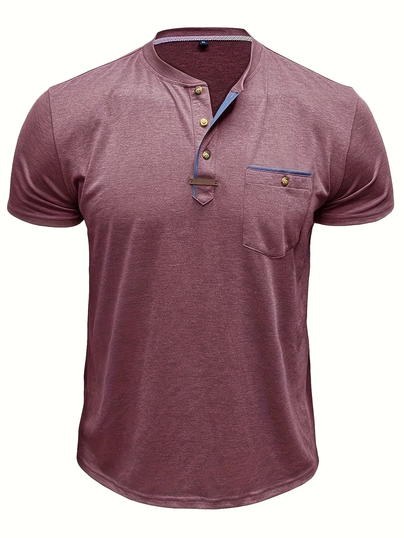 Alva™ | Elegant T-shirt med rund hals og lomme