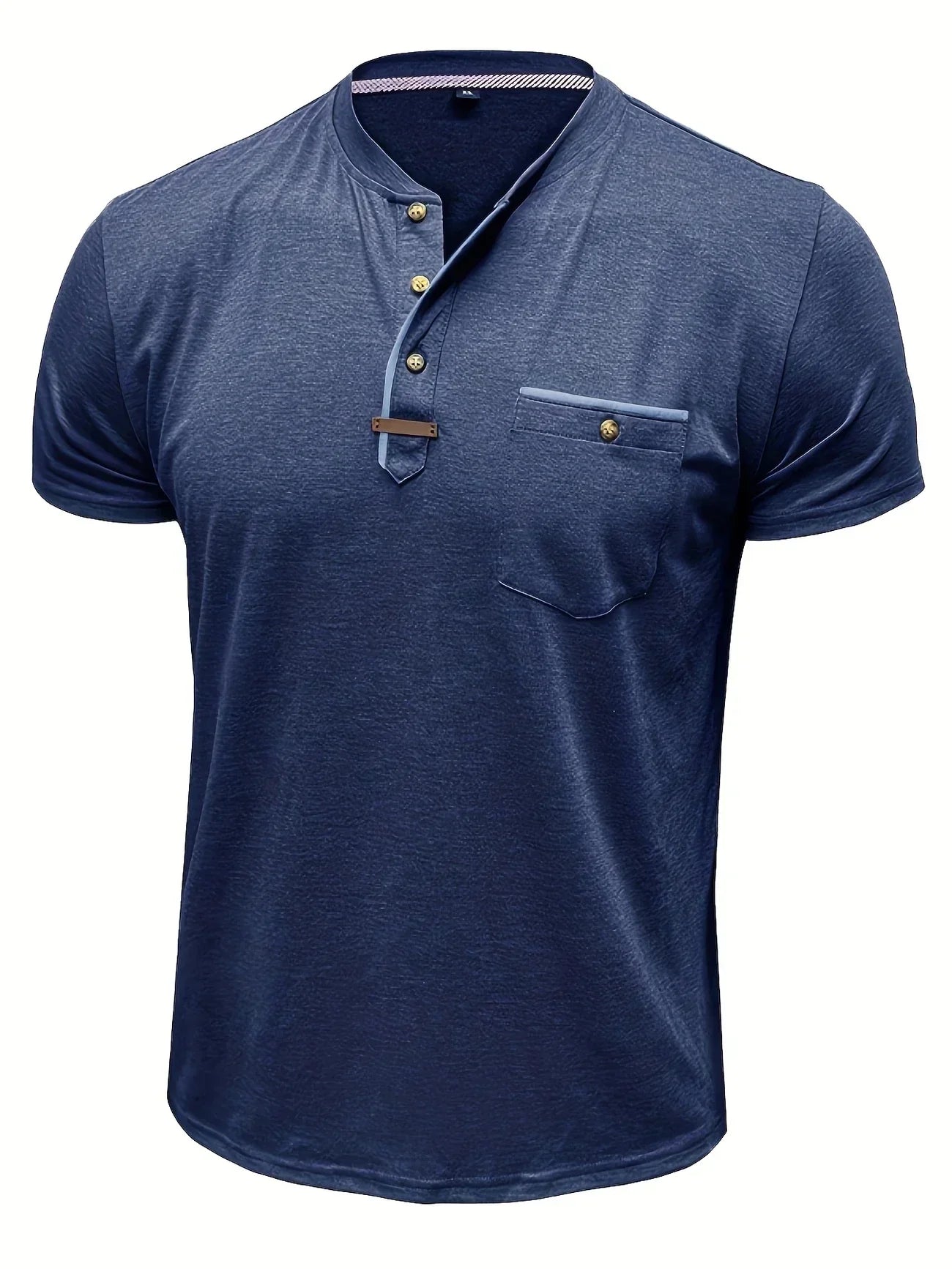 Alva™ | Elegant T-shirt med rund hals og lomme