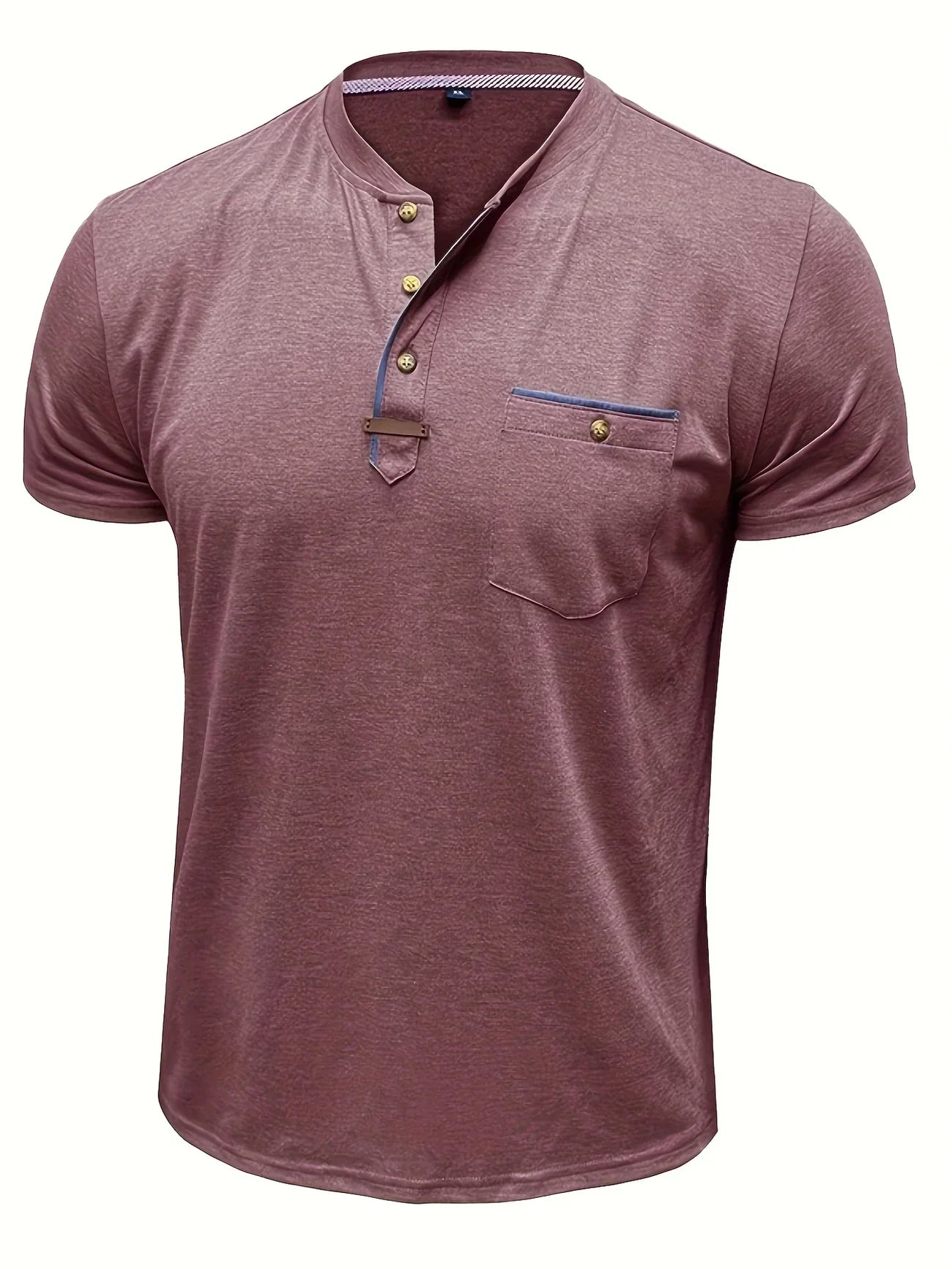 Alva™ | Elegant T-shirt med rund hals og lomme