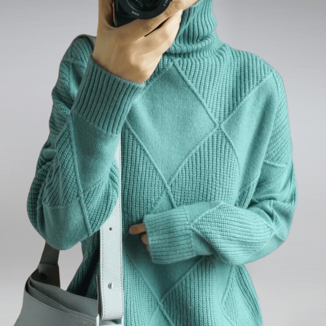 Abigail - Blød turtleneck sweater