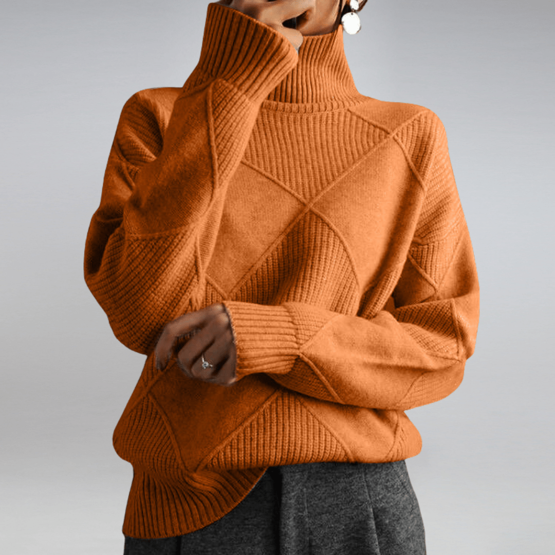 Abigail - Blød turtleneck sweater