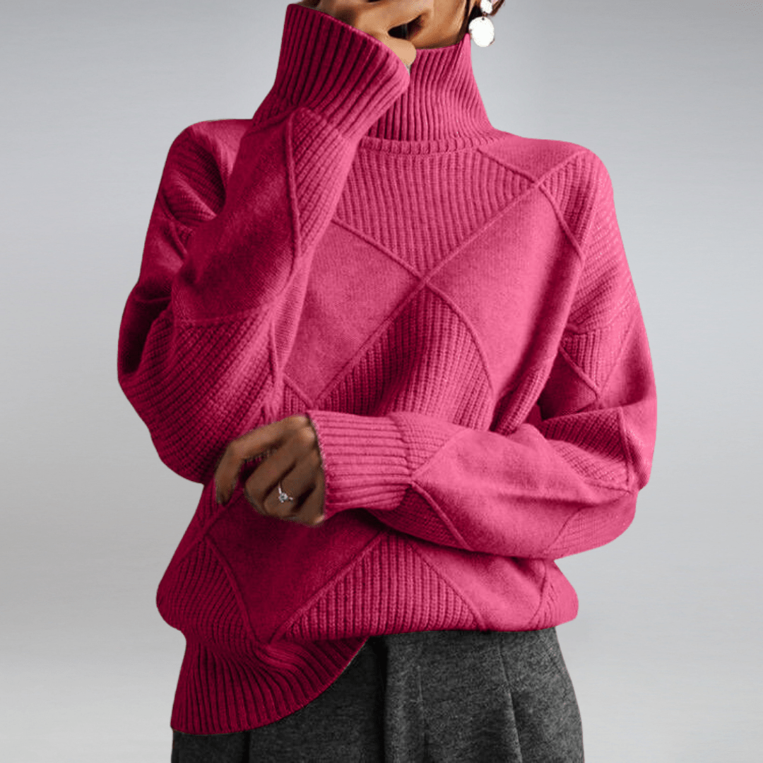 Abigail - Blød turtleneck sweater