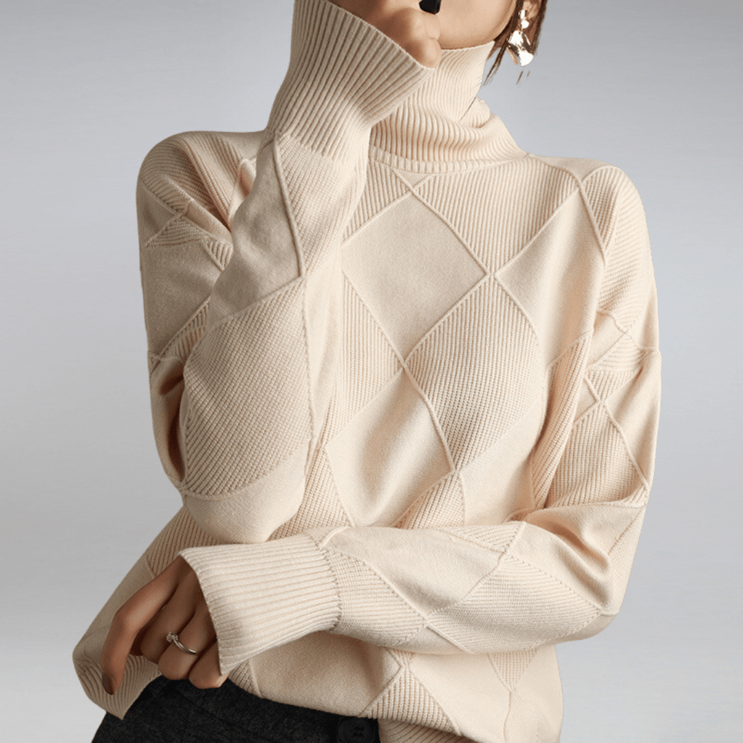 Abigail - Blød turtleneck sweater