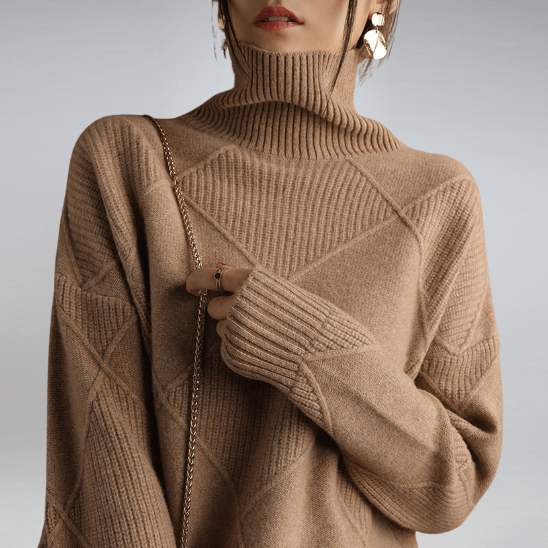 Abigail - Blød turtleneck sweater
