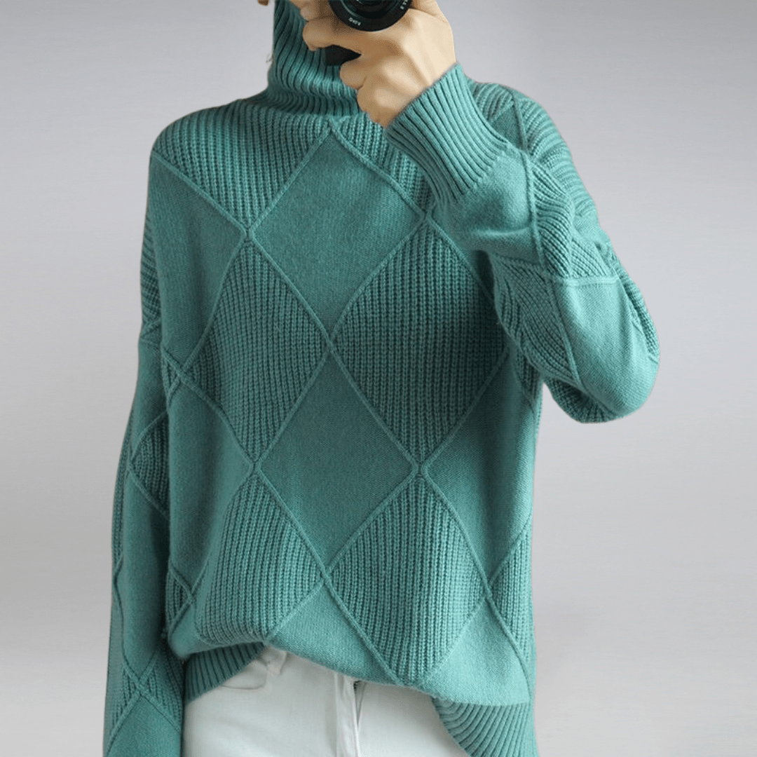 Abigail - Blød turtleneck sweater