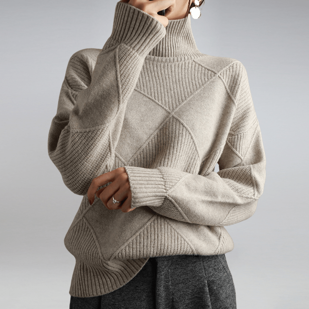 Abigail - Blød turtleneck sweater