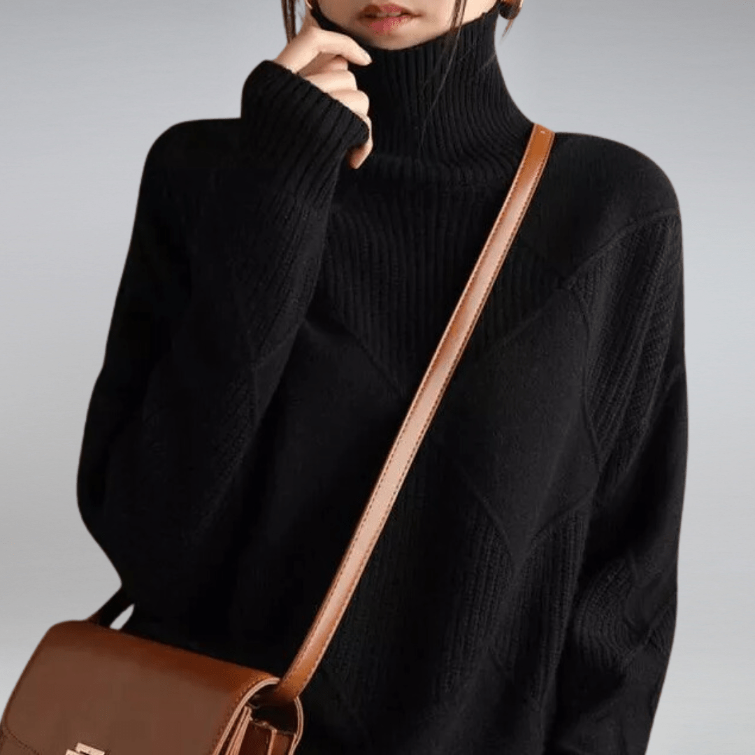 Abigail - Blød turtleneck sweater