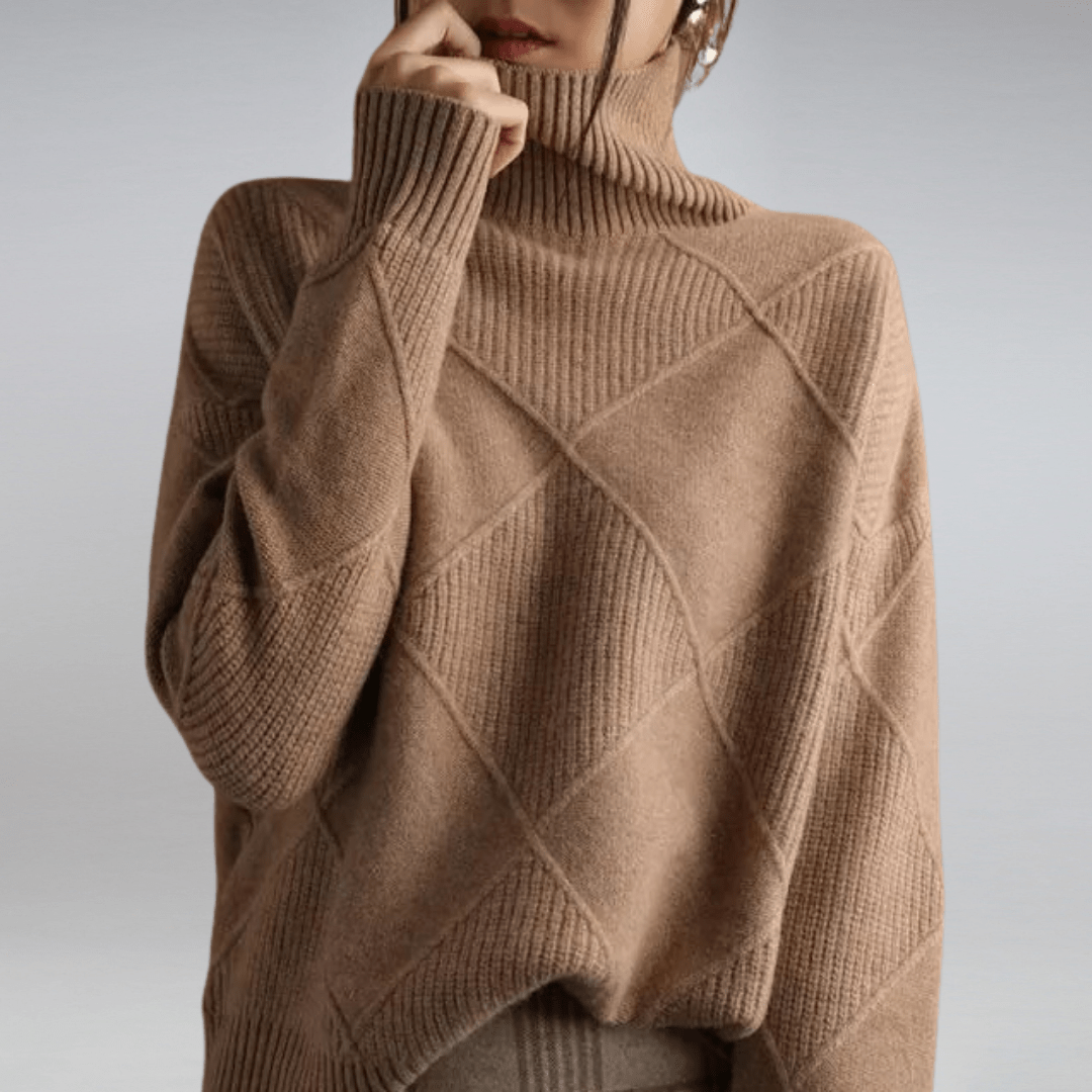 Abigail - Blød turtleneck sweater