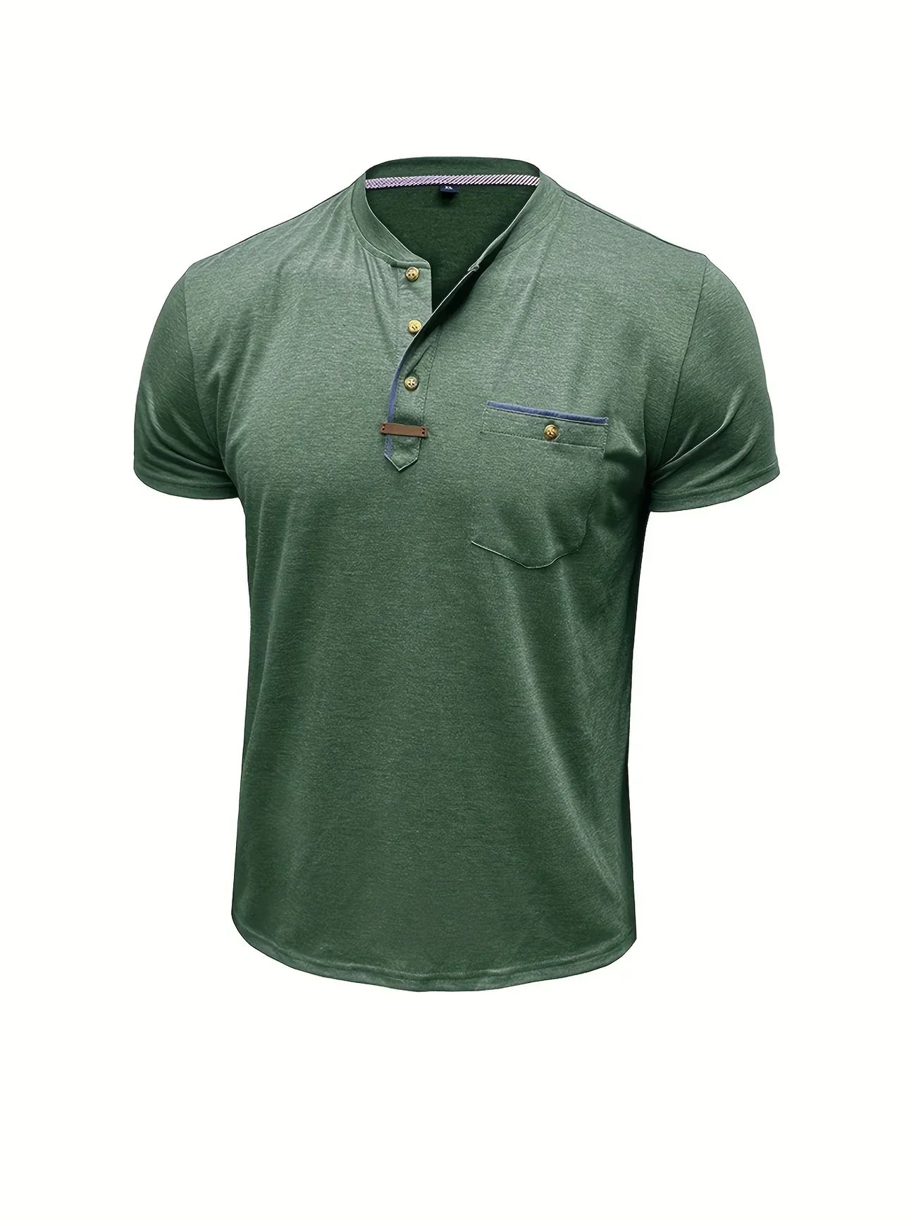 Alva™ | Elegant T-shirt med rund hals og lomme