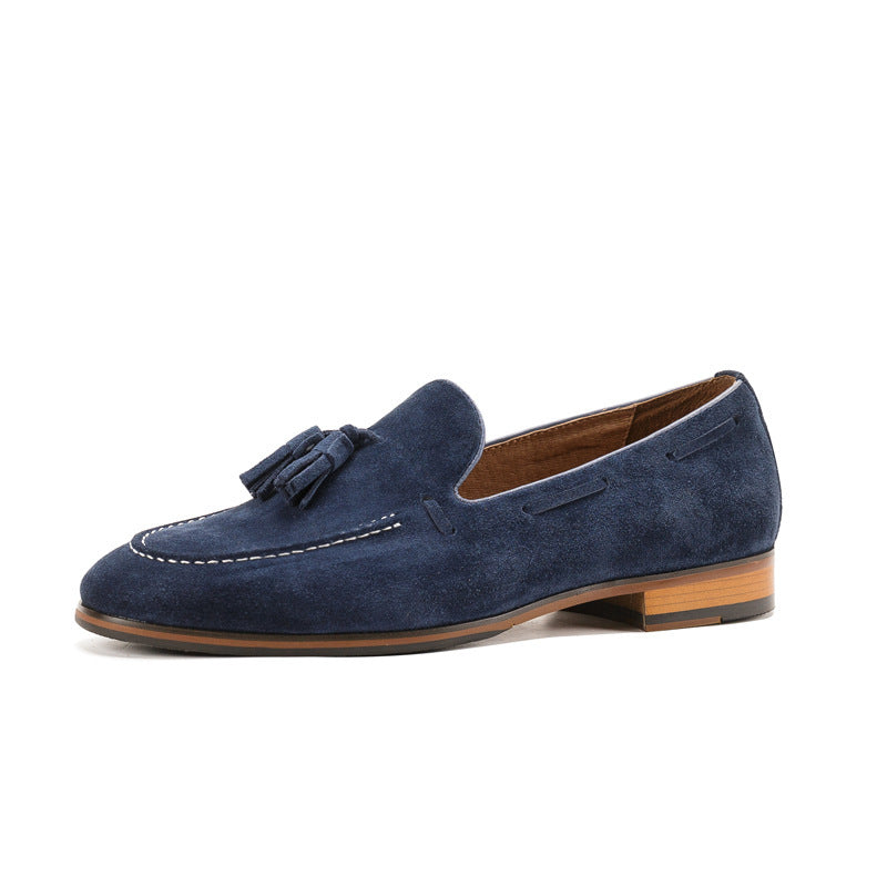 Suède Loafers Heren Navy Blue Klassieke Instappers EU39 / US6.5 / UK6 all