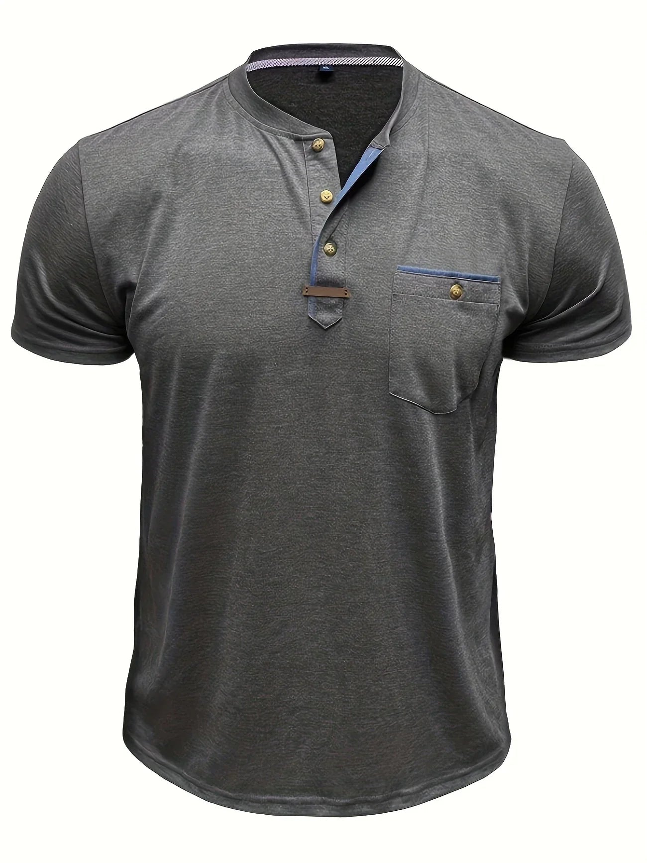 Alva™ | Elegant T-shirt med rund hals og lomme