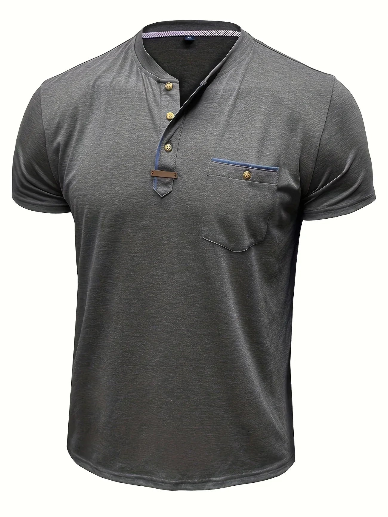 Alva™ | Elegant T-shirt med rund hals og lomme