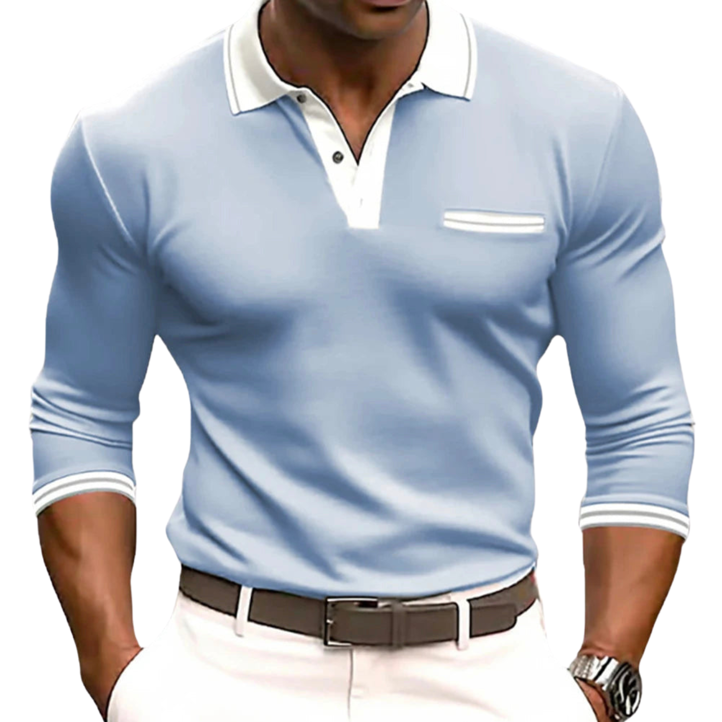 Alva™ - Skjorte med elegante kontrastdetaljer