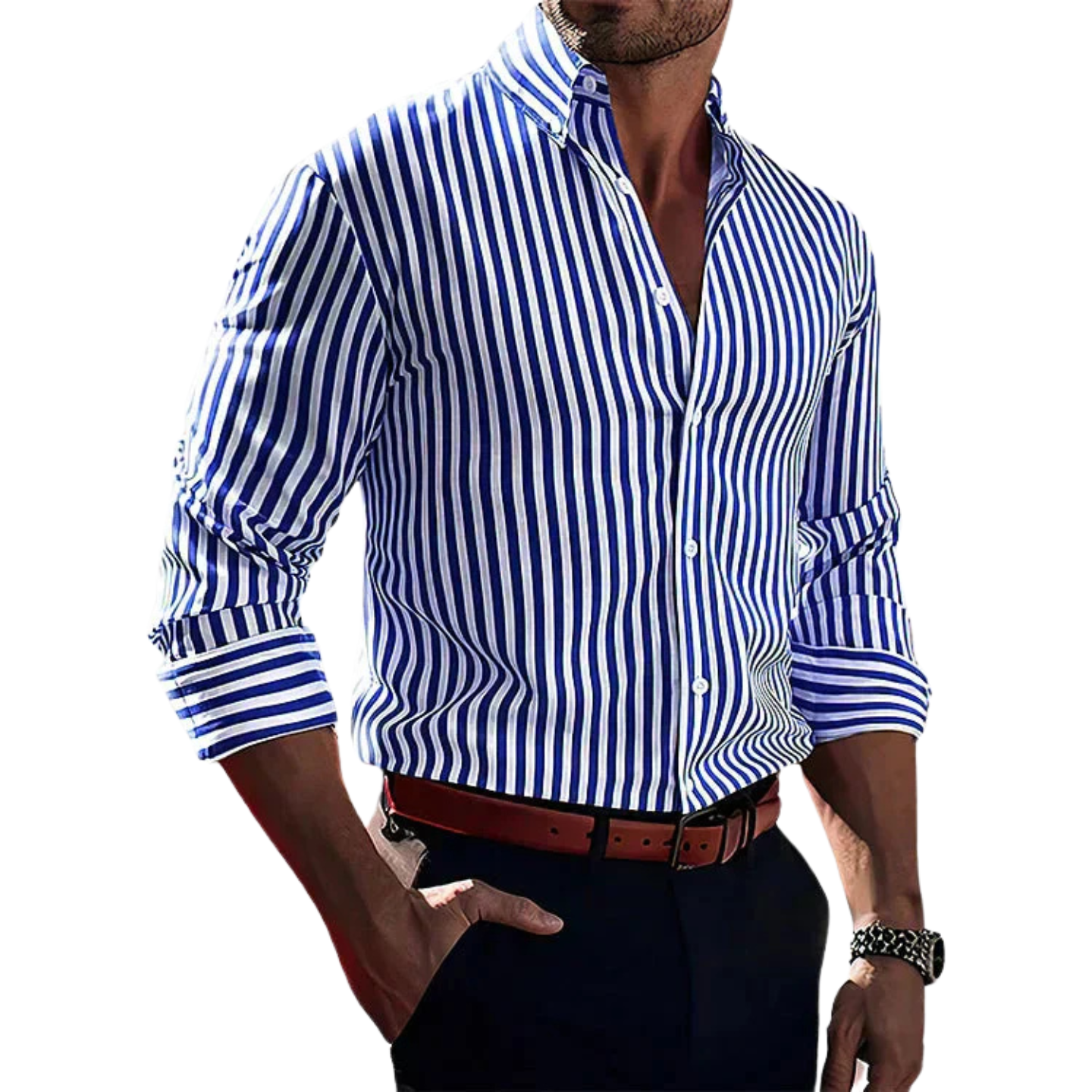 Alva™ - Stribet Confidence Skjorte
